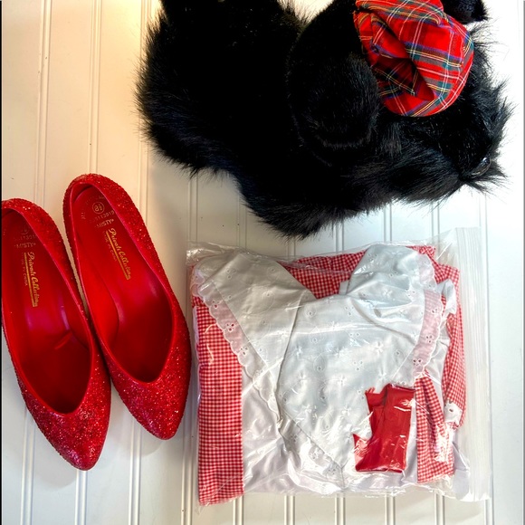 Dresses & Skirts - Dorothy’s Wizard of Oz Ladies size 9 Halloween Costume Shoes size 8.5 and Toto